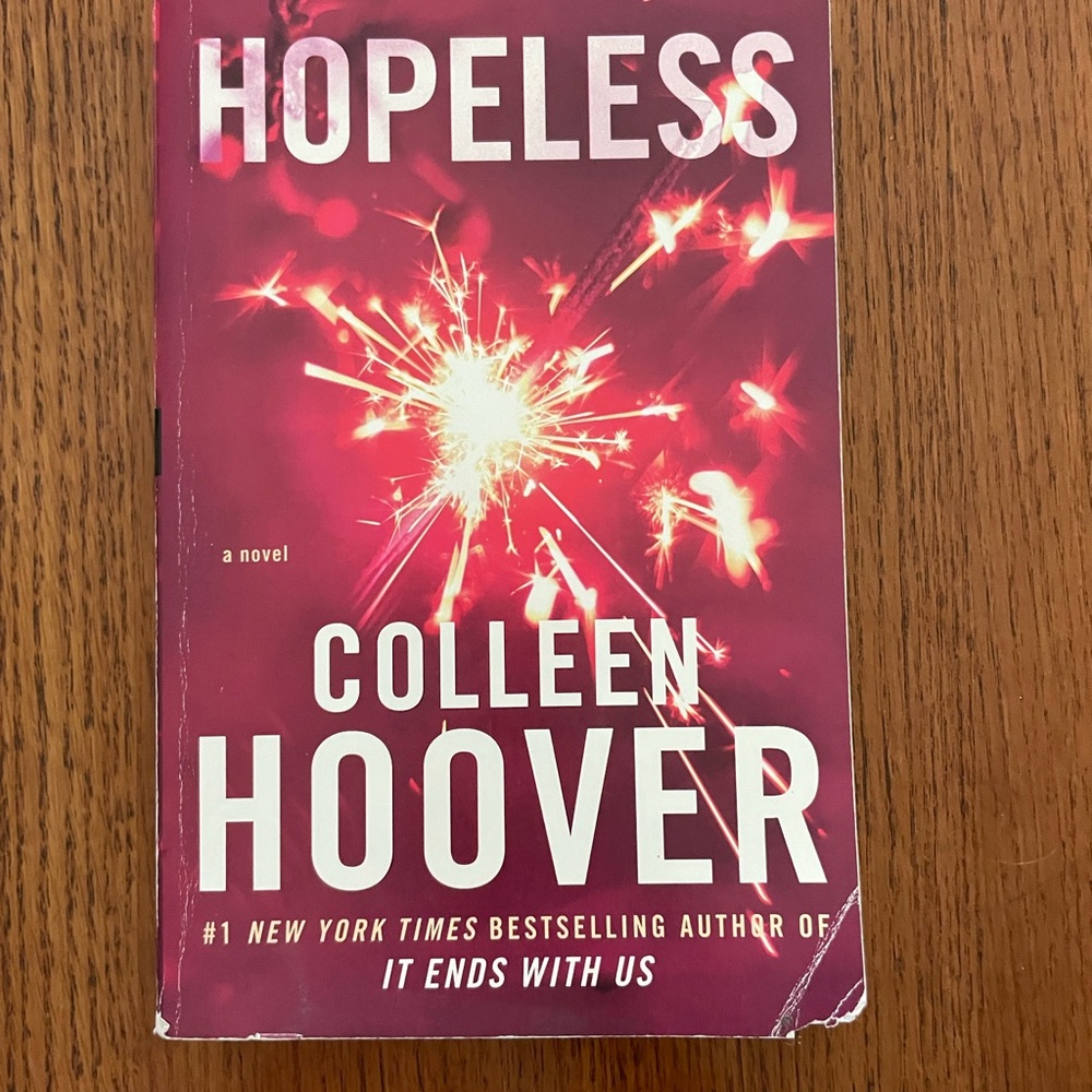 Hopeless by Colleen Hoover Book